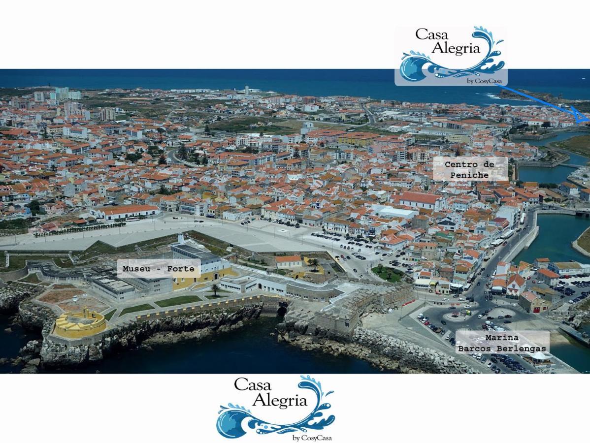 Casa Alegria By Cosycasa Praia Peniche Exteriör bild